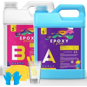 Epoxy  Kit 1Gallon, Clear  Resina Epoxica  Safe, Casting  for Art Craft,  Making, DIY