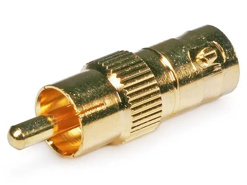 Monoprice 4127 BNC Female to RCA Male Adaptor - Gold Plated
