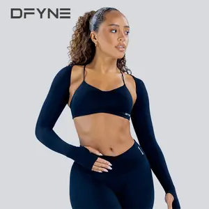 Dfyne Vision Fitness Wear With Rear Cross Design For Back And Shoulder Movement, Yoga Straps, Quick-drying Sports Fitness Back shirt
