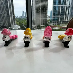 Mushroom Madness Hair or Hat Clip ($4 per clip + flat shipping fee for orders under $15)