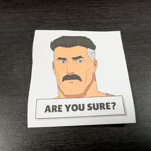 Omniman Are you Sure? Stickers