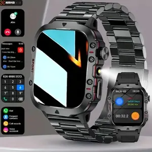 Smart Watch with LED Light, Wireless Calling/dialing, Multiple Sports Modes, Call and Message Alerts, Custom Wallpaper, Compatible with iOS/android