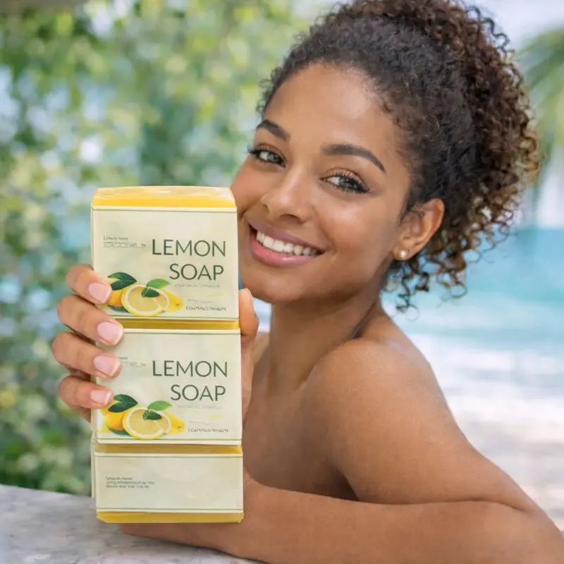 Lemon Glow Trio - Refreshing Lemon Scent Triple Pack for Radiant Skin - Suitable for Various Skin Types