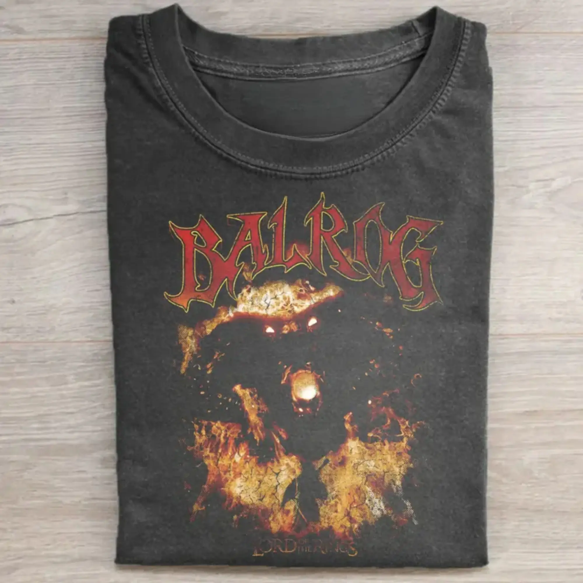 Vintage Balrog Print, Balrog vs Gandalf, The Lord of The Rings Movie Iconic Scenes, Middle Earth, LOTR, J.R.R. Tolkien, Fantasy Ring Book Lover,  Funny Movie Graphic Tee, 90s Pop Culture Shirt, Gift for Men, Gift for Women
