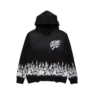 Bubble Black Graphic Relaxed Hoodie