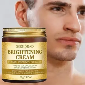 Brightening Face Cream, Retinol Peptide Collagen, Even Skin Tone, Unisex, 80g/2.82oz, All Skin Types, Daily Skincare