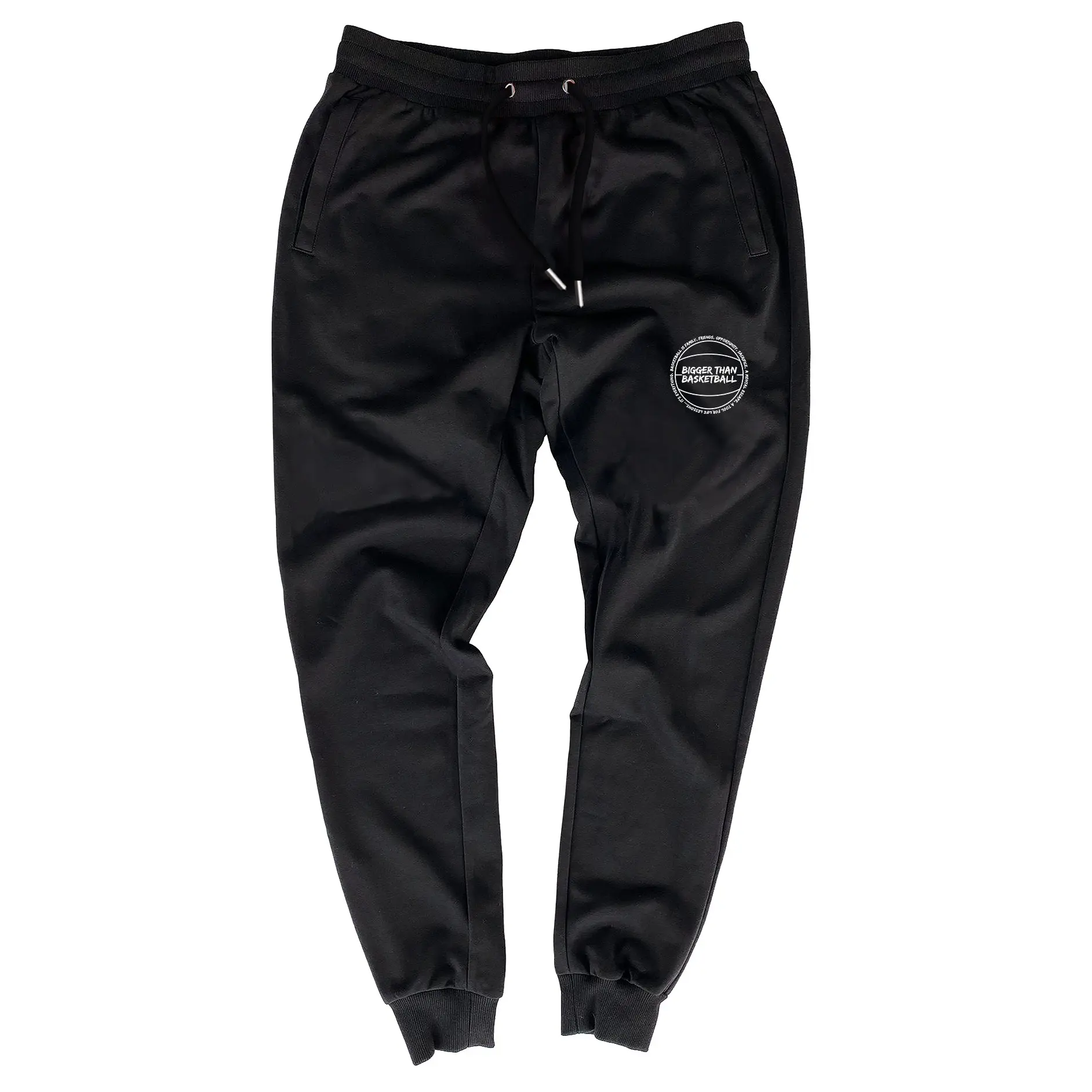 Beyond Basketball - Joggers - Black Beyond Basketball Black Joggers Stylish Comfortable Casual Streetwear Sweatpants for Daily Wear Gym Travel Lounge