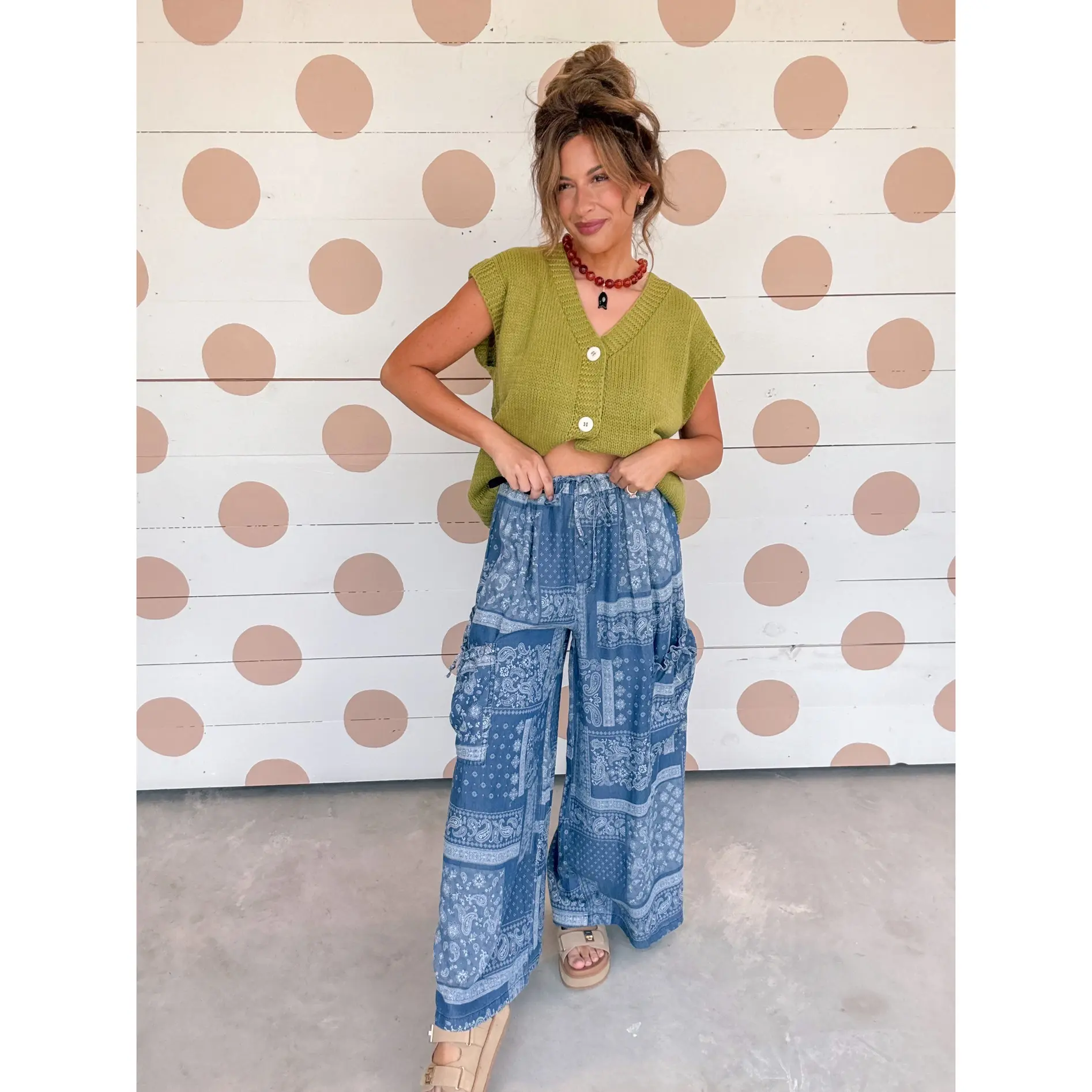 Autumn Muse Chambray Pants