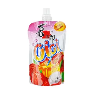 STRONGFOOD Lychee Jelly Drink Pouches - 150g, Fun Snack for Kids & Adults, Easy Squeeze Fruit Jelly
