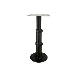 3 Stage Black Pneumatic Adjustable Table Pedestal