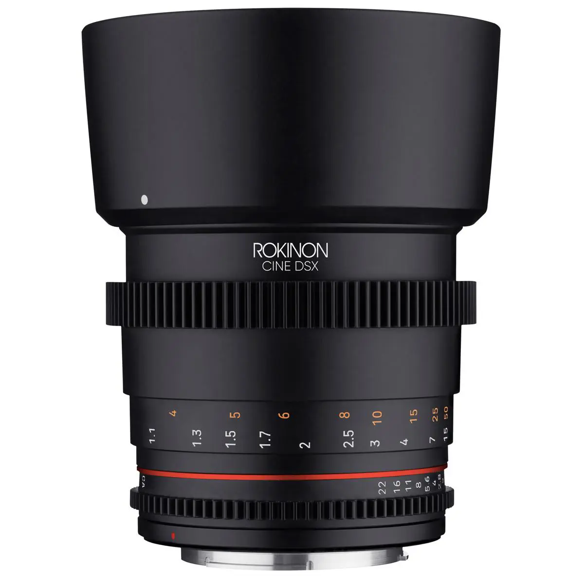Rokinon 85mm T1.5 Cine DSX High-Speed Manual Cinema Lens for Canon RF, Compatible with DSLR & Compact Cameras, Ideal for Filmmakers