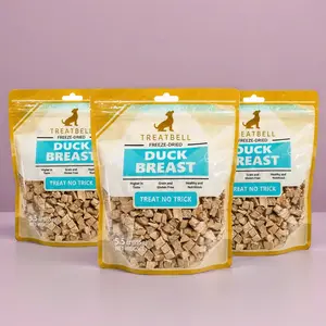 100% Duck Freeze-Dried16.5oz(≈468g)/3 Pack,  Not Ground or Compressed, Grain-Free, High-Protein, Single-Ingredient Pet Treats , Dogs & Cats, Training Treats, puppies and kittens friendly