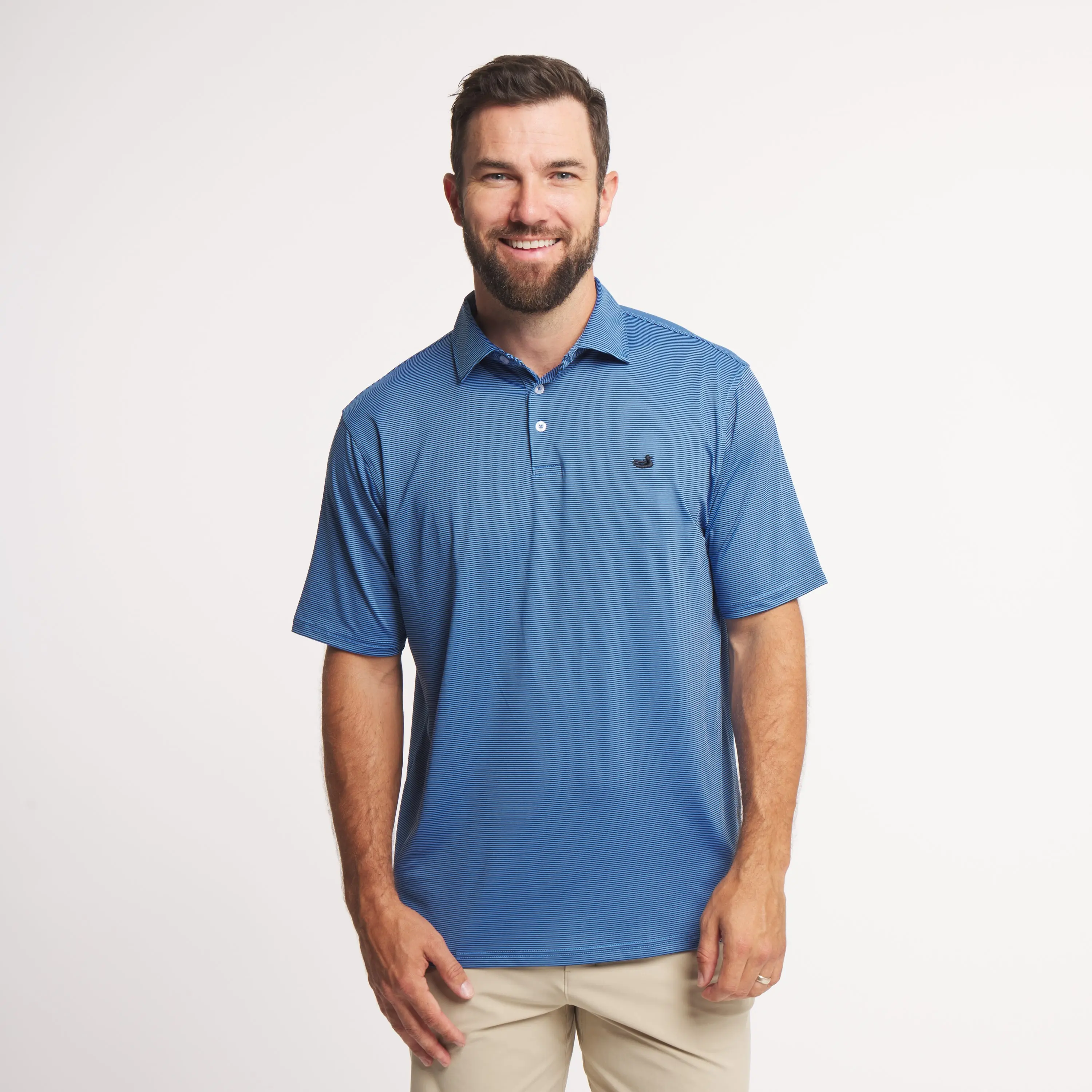 Bermuda Performance Polo - Meadowood Stripe