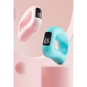 Portable Muscle Massage Gun Ring Design for Back Waist Recovery Deep Tissue Percussion Massager Pain Relief Relaxation