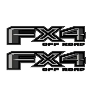 FX4 Off Road Grey Accent X Decal Replacement Sticker Ford