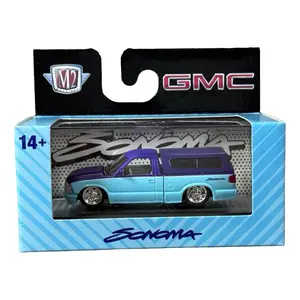 M2 Machines 1995 GMC Sonoma 15 Street Custom Purple & Blue Diecast Truck