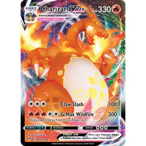 Pokemon TCG Charizard VMAX Darkness Ablaze Near Mint Trading Card Single