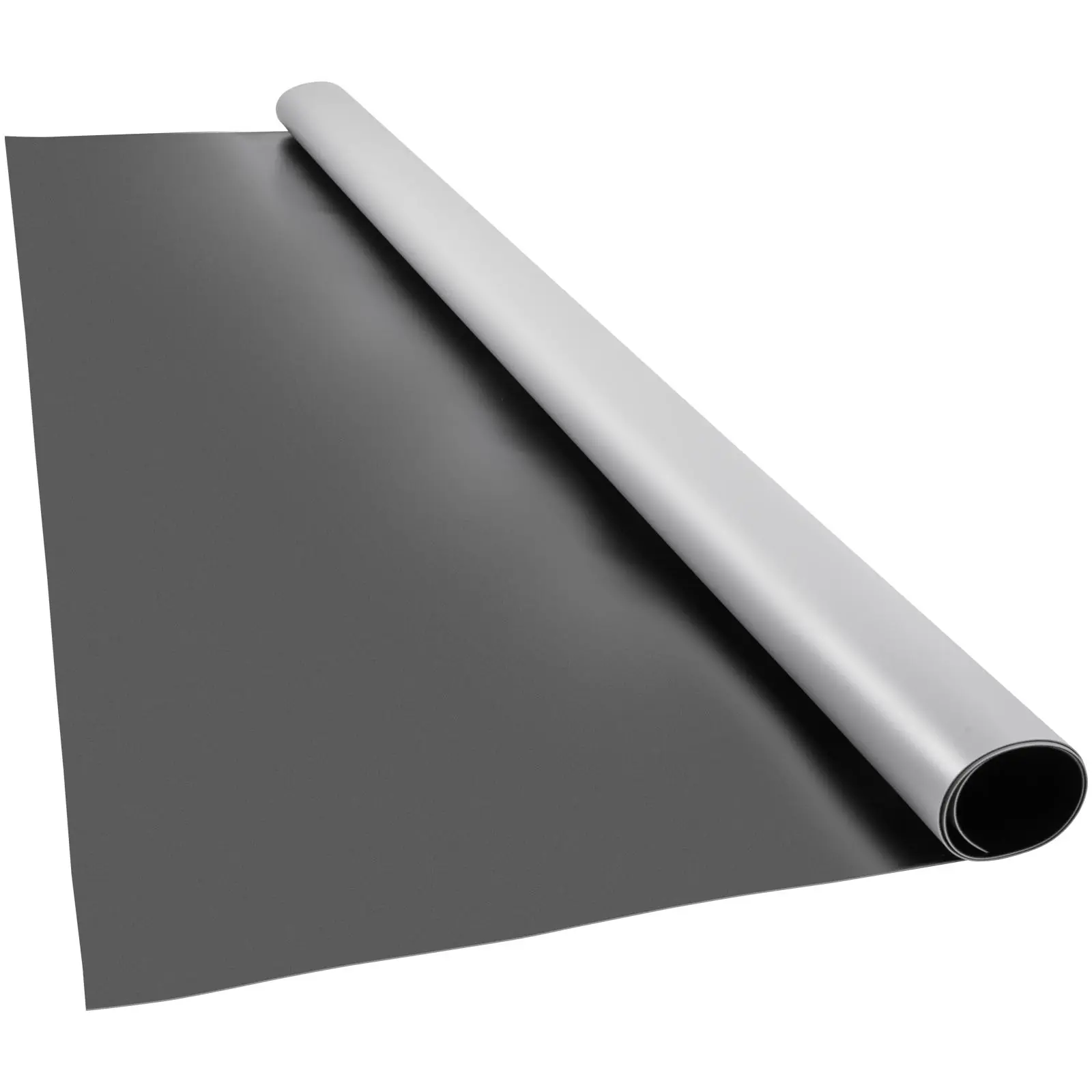 VEVOR Dance Floor,  6.6x11.8ft Dance Floor Roll, 0.06in Thick PVC Vinyl Dance Floor, Black/Grey Reversible Portable Dance Floor, Non-Slip Dance Flooring, Ballet Dance Floor for Jazz, Pop, Lyrical Style
