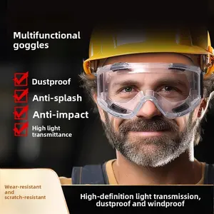 Protective goggles - safety glasses for work, anti-splash, grinding, windproof, cycling glasses, eye protection, dustproof, breathable