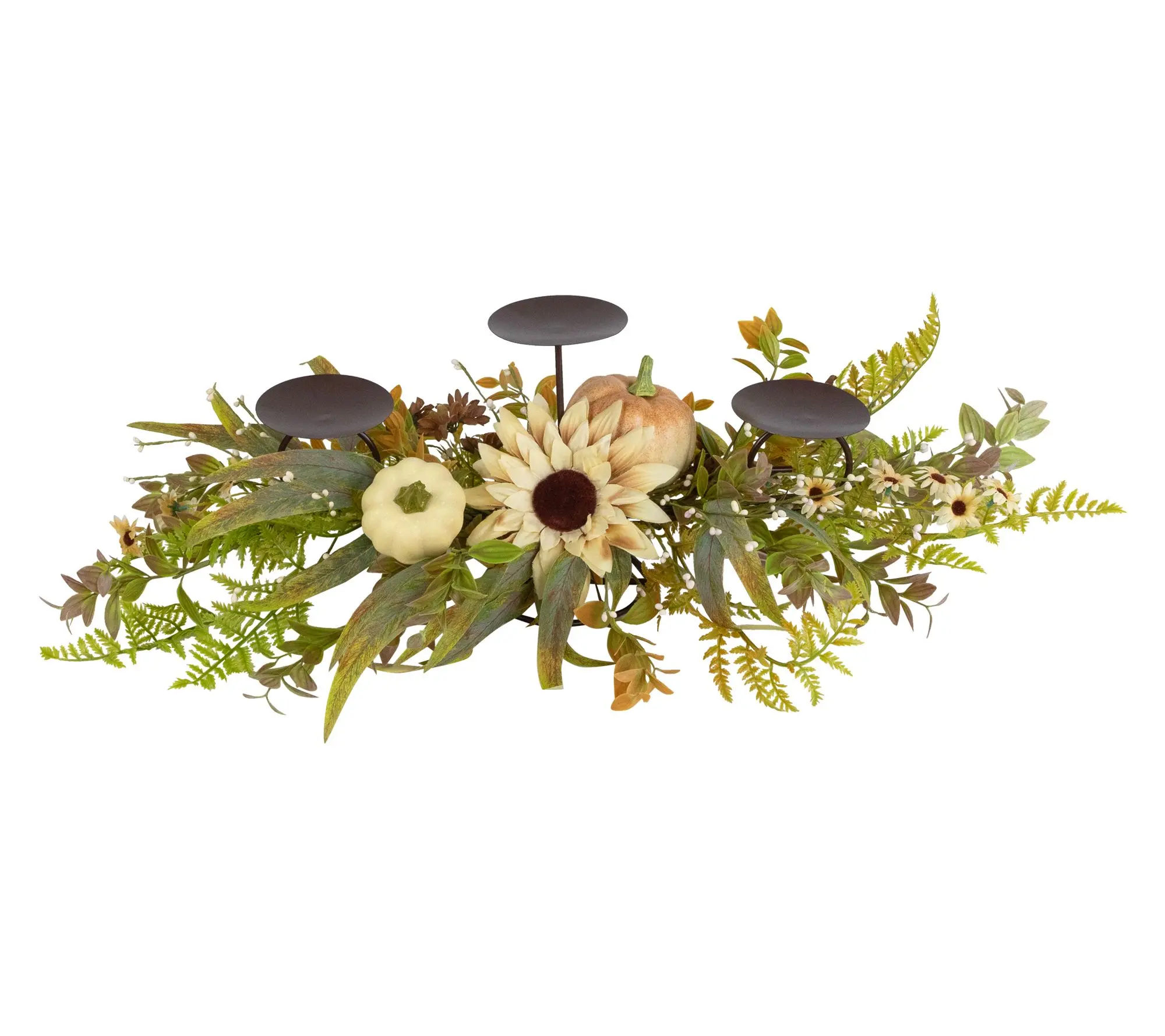 Northlight Harvest Triple Candle Holder 28"