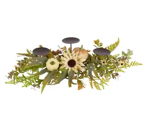 Northlight Harvest Triple Candle Holder 28"