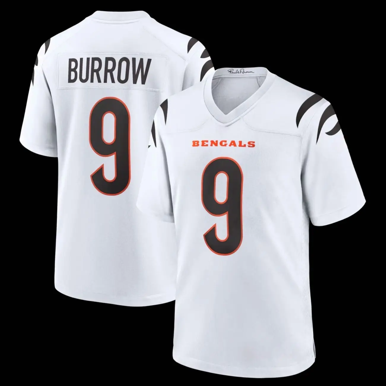 Unisex Football inspired by Burrow 9 Cincinnati Game Jersey - White