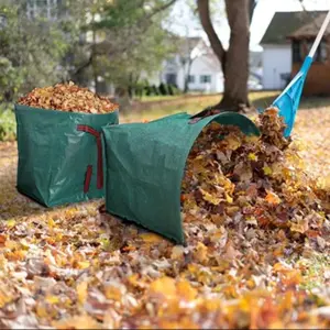Large Garden Leaf Bag, Reusable Lawn and Yard Waste Collector, 150L, 200L, 270L Capacity, Half Round Design, Ideal for Leaves, Debris, Grass