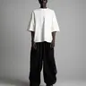 7.5oz Max Heavyweight Oversized Short Sleeve Casual Streetwear Top Tshirt Cotton Cropped