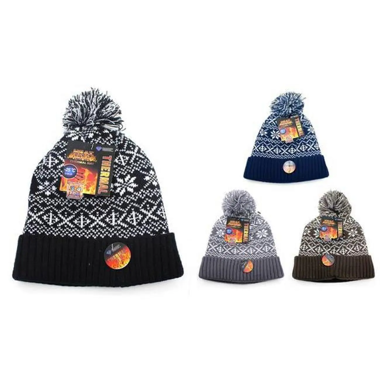 212 MAIN Knit Thermal Wool Pet Beanie Hats for Dogs & Cats - 24-Pack, Funky Design, Cold-Weather, Ideal for Outdoor Snowboarding, Skating, Daily Use