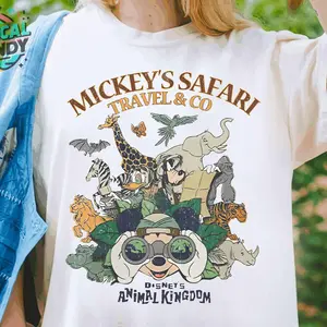 Vintage Animal Kingdom Shirt, Funny Friends T-shirt, Safari Mode Tee, Vacation Holiday