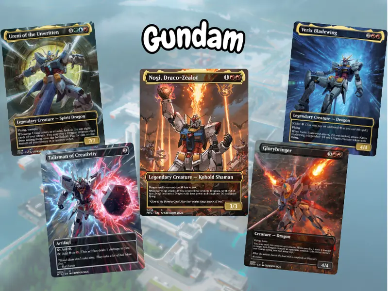 Gundam | Commander EDH Proxy Deck (100 Cards + Tokens) Gundam | Commander EDH Proxy Deck (100 Cards + Tokens)