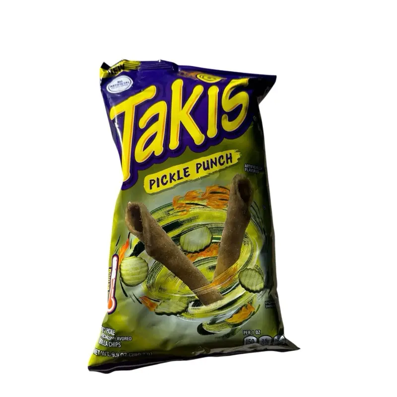 Takis Pickle Punch Flavored Tortilla Chips - Spicy Snack- 9.9 oz Takis Pickle Punch Flavored Tortilla Chips - Spicy Snack- 9.9 oz