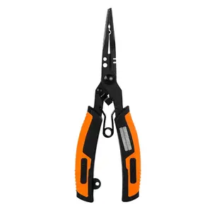 1 pcs Multifunction Fishing Pliers Teflon Coating Fishing Split Ring Pliers,Stainless Steel Fishing Tools