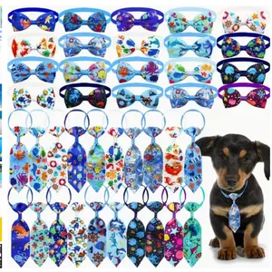 10pcs Dog Grooming Small Dog Cat Neckties, Fashionable Bowties for Pets, Stylish Dog Grooming Accessories, Pet Supplies