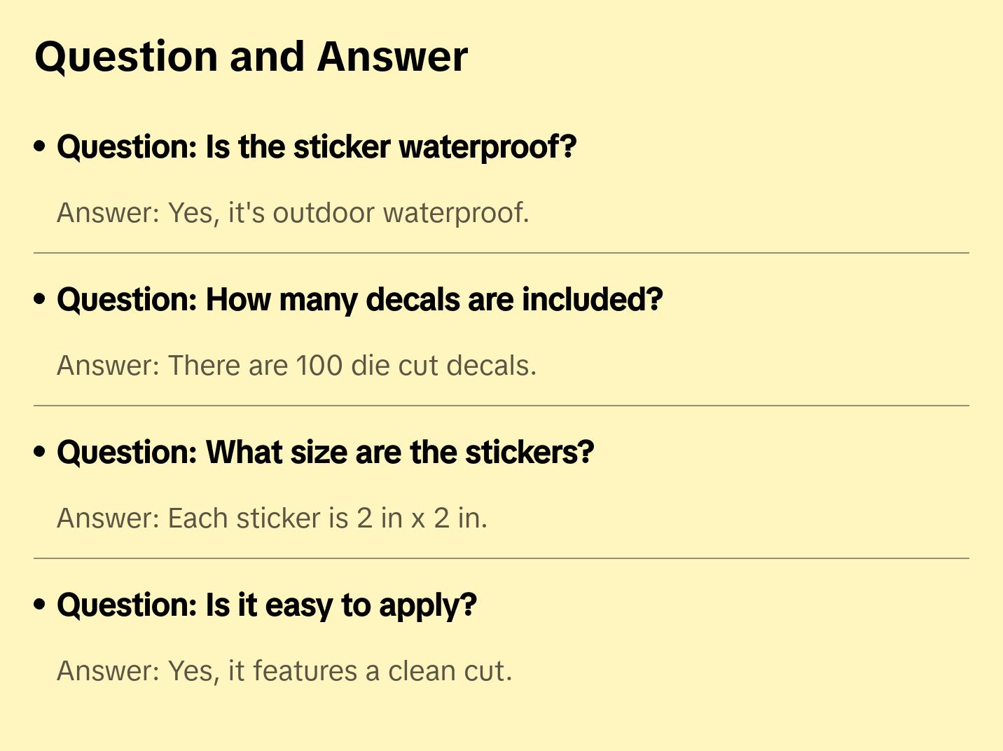 I Did That Donald Trump Tariff Meme Sticker Outdoor Waterproof Sticker Pack 2 in x 2 in - 100 Die Cut Decals Political Humor