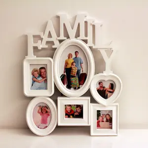 Family Photo Frame Wall Decor, Picture Frame Set, Easy Installation Modern Minimalist Design, Perfect for Home Decoration & Photo Display