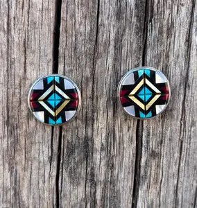 Zuni Cross Stud