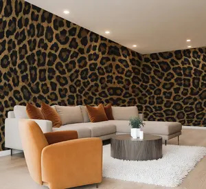 Luxury Leopard Abstract Wallpaper