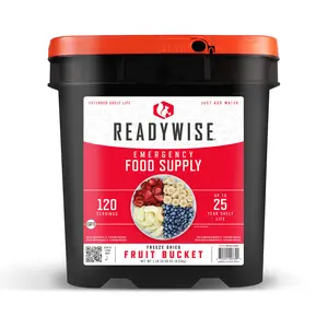 120 Serving Freeze-Dried Fruit Bucket