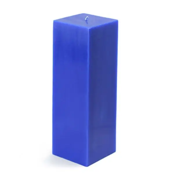 212 MAIN Handpoured Square Wax Pillar Candle - 3x9 in, Unscented, Dripless, Long-Burning, Smokeless, Home Decor Accent Decoration