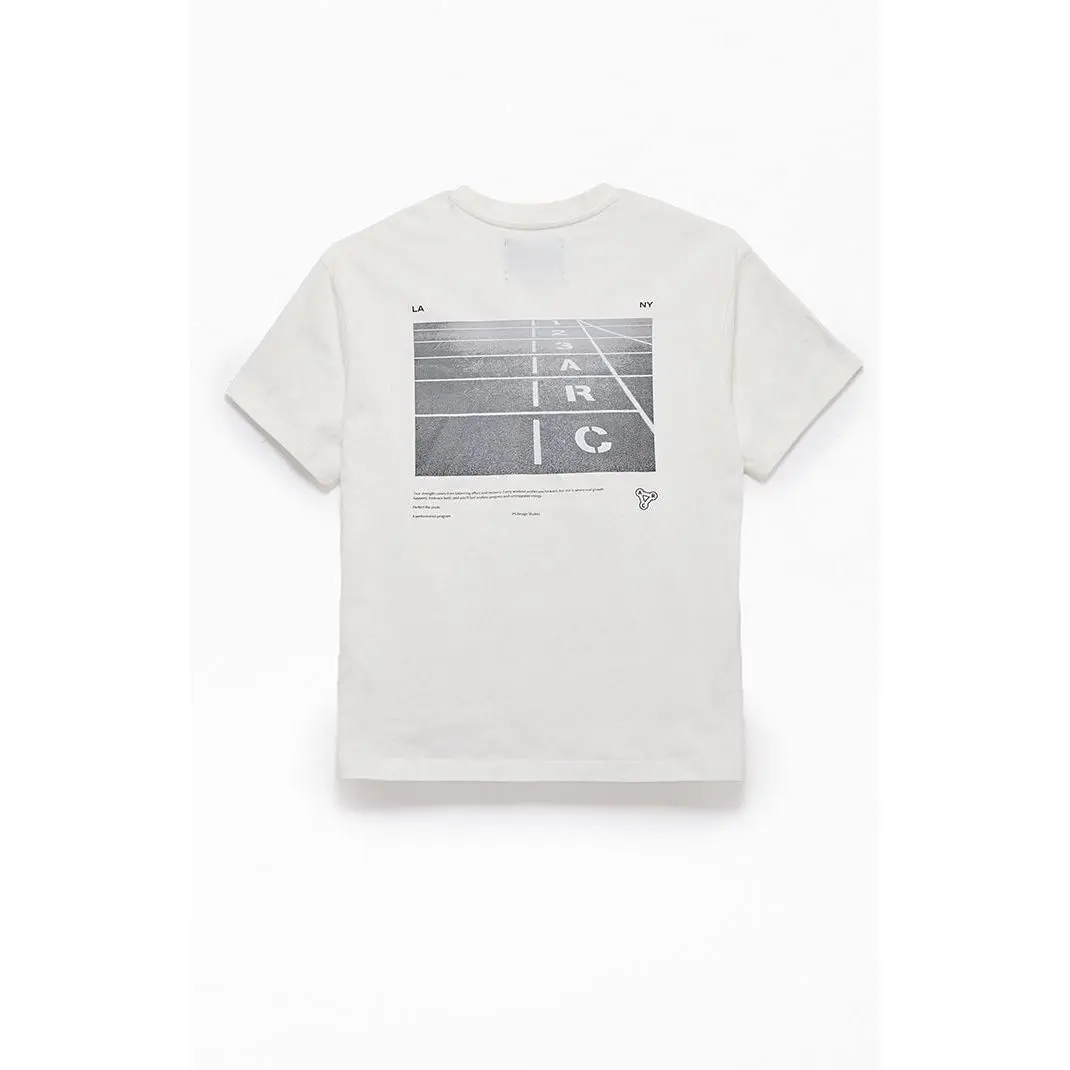 A.R.C. Men's White Track T-Shirt