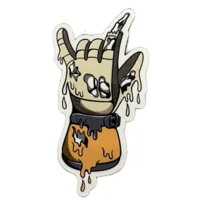 Lineman Hot Gloves Melting Sticker