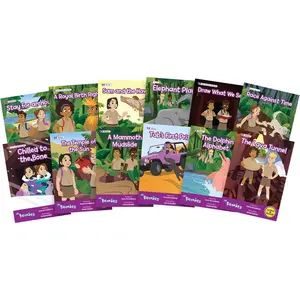 Hi-Lo Diversity Decodables: Phase 5 Set (Books 2-12) - Vowel Sounds & Weekly Reading Guide for Ages 5+