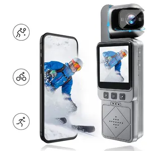 HD 1080P Portable Handheld Convenient Camera,USB Rechargeable Outdoor Camera with Rear Clip,Small Camera Video & Audio Recording Sports Camera