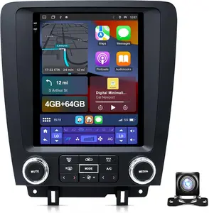 9.7" Car Radio Upgrade for Ford Mustang 2010 2011 2012 2013 2014,Wireless CarPlay Android Auto,Android 13 Head Unit with WiFi SWC GPS 1080P Backup Camera 4+64GB