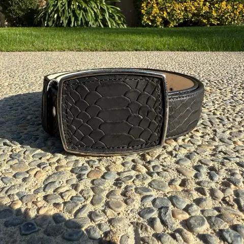 Cinturón Vaquero de Piel (TALLA PARA ARRIBA)