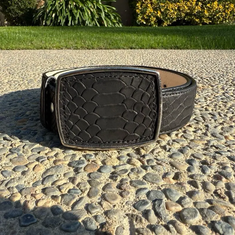 Cinturón Vaquero de Piel (TALLA PARA ARRIBA)