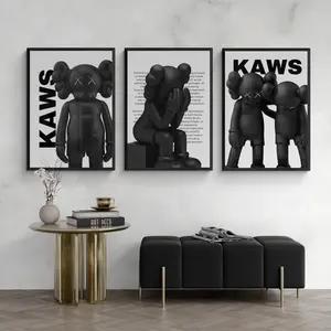 Hypebeast Toys Poster, Figure Wall Art, Decor, Gift for Boyfriend, Kaws Poster Unframed