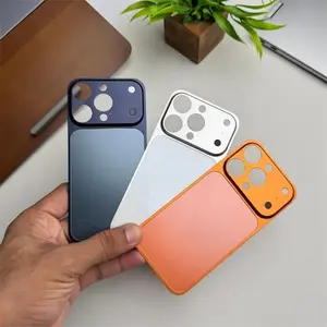 Metal Back Plate & Screen Protector for iPhone - Compatible with 13/14/15/16 Pro Max & Pro Models, Conversion Cover Kit