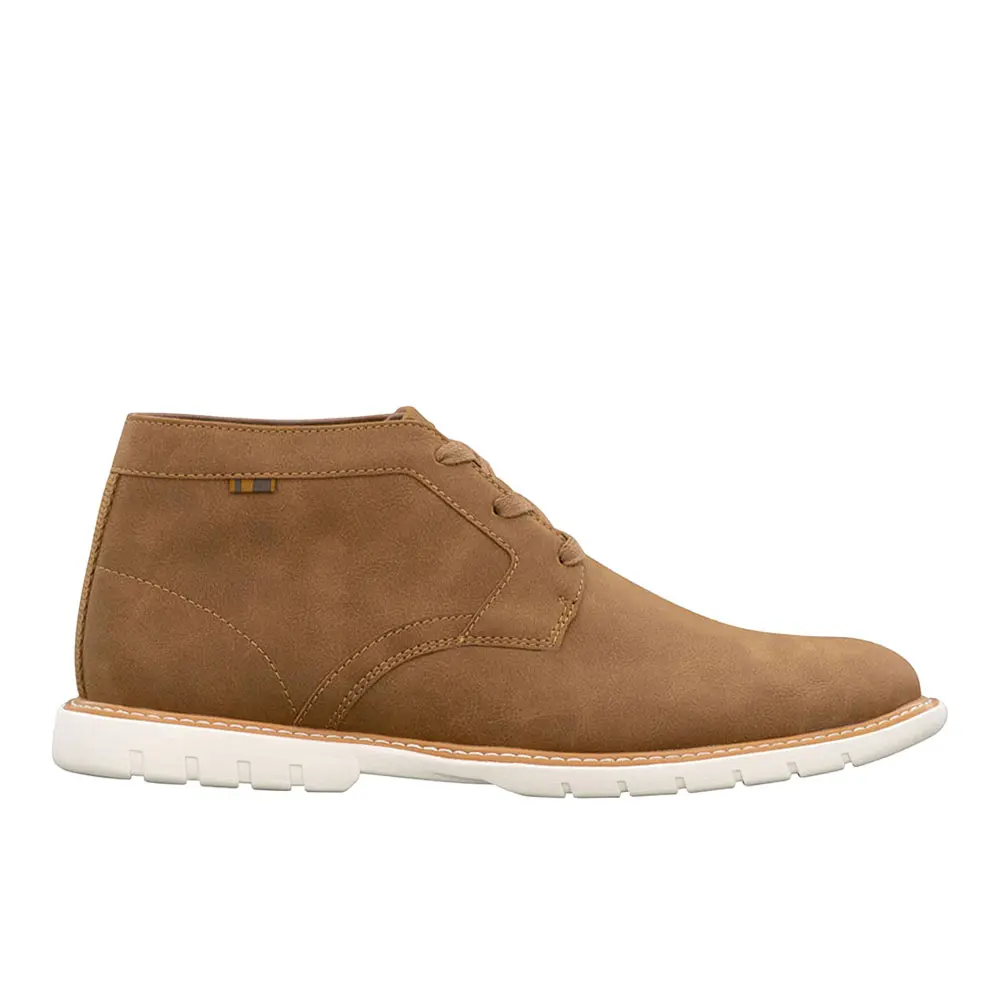 Ben Sherman Mens Whitby Round Toe Chukka Casual Boots  - Brown